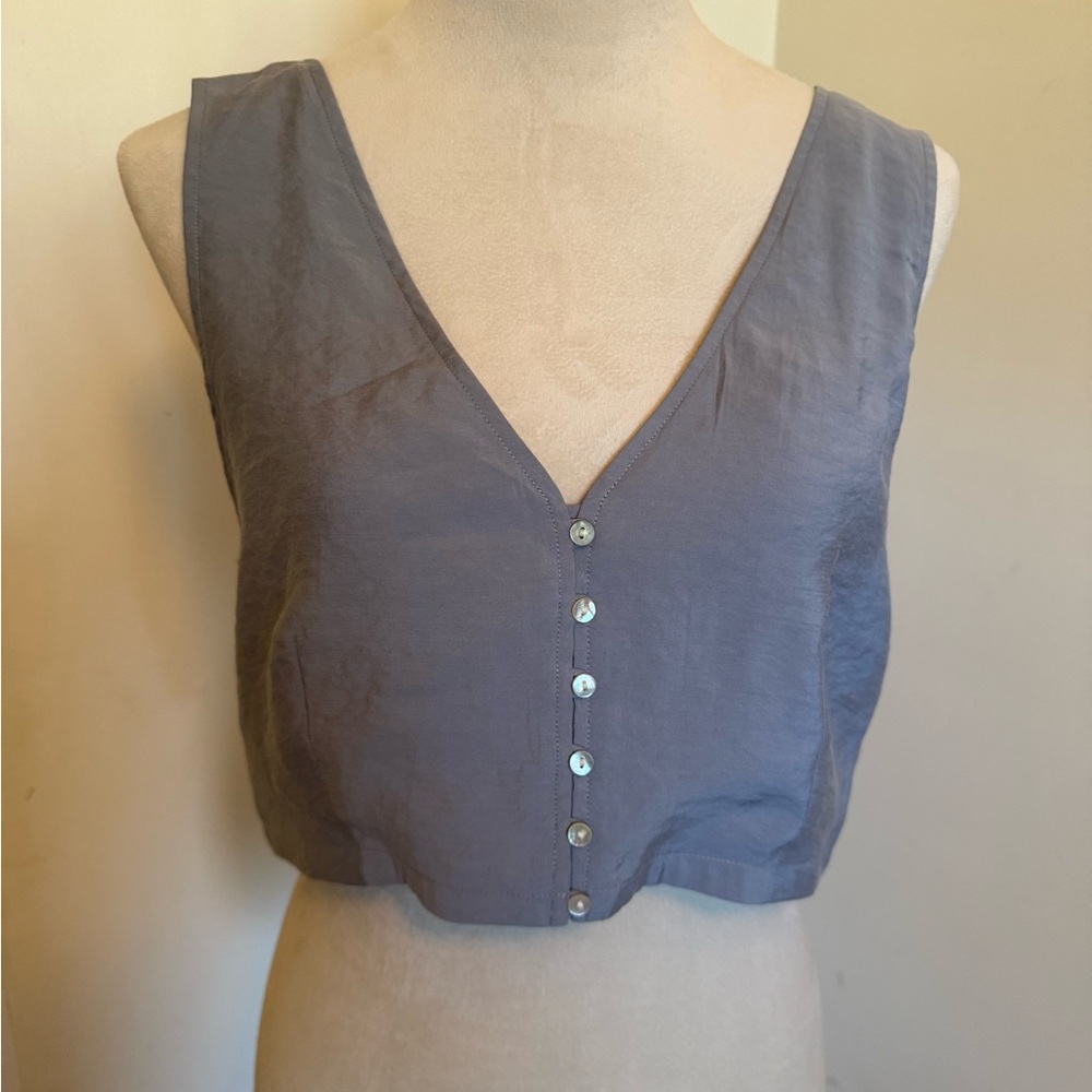 Madewell Women's Sleeveless Button-Down Top